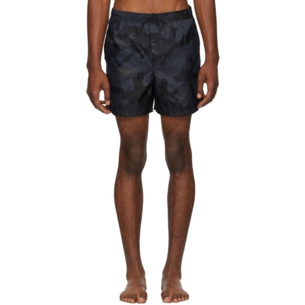 Valentino Navy Camo Swim Shorts Sz. 48​​​